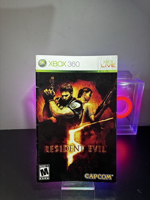 Resident evil Xbox 360 manual instrukcja