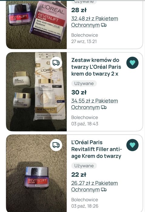 Zestaw kremów Loreal