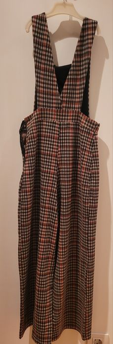 Jardineiras em xadrez-Pull & Bear