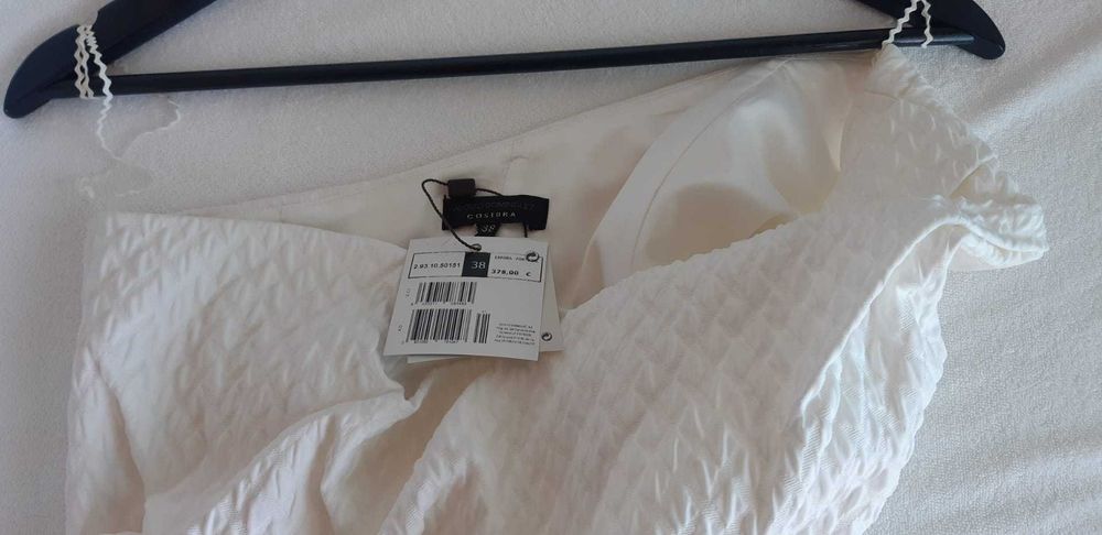 Vestido Branco de cocktail,novo, com etiqueta.