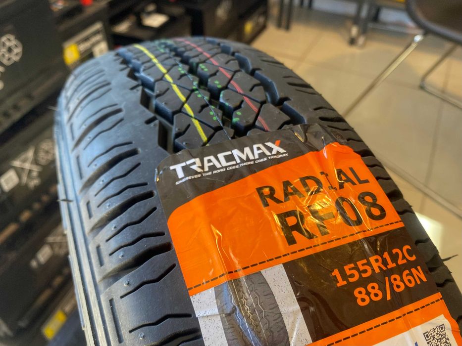 NOWE Opony opona letnia letnie TRACMAX 155/80R12C RADIAL RF08 88/86N