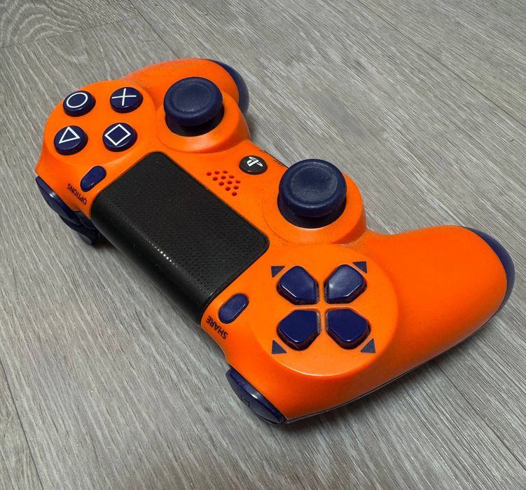 ОРИГІНАЛ кастомний  помаранчевий Геймпад Бездротовий Sony PlayStation 4 DualShock4