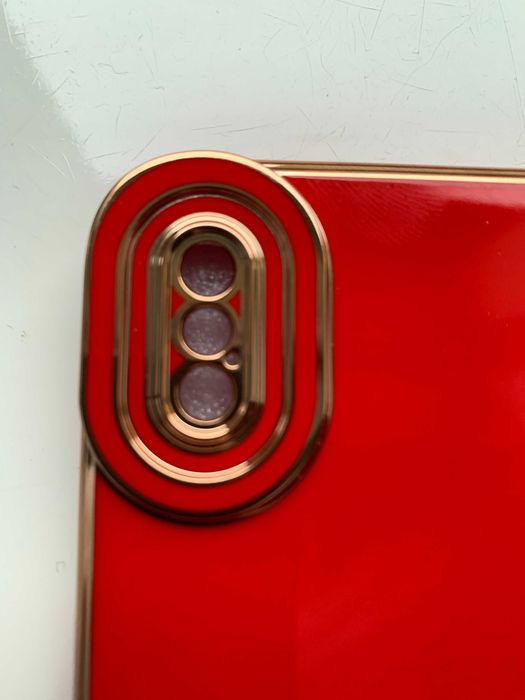 Чохол для iPhone XS Max замшевий браслет із сердечками