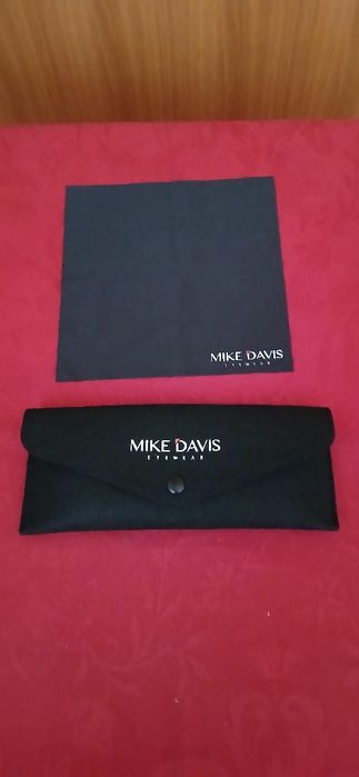 Bolsa de tecido para óculos Mike Davis, nova