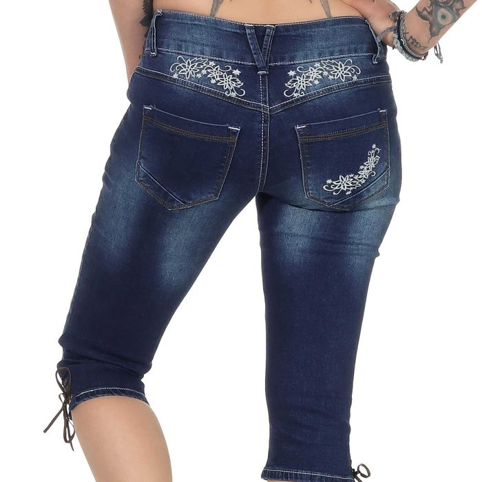S Spodnie Jeansy 3/4 Hailys 70cm mały defekt