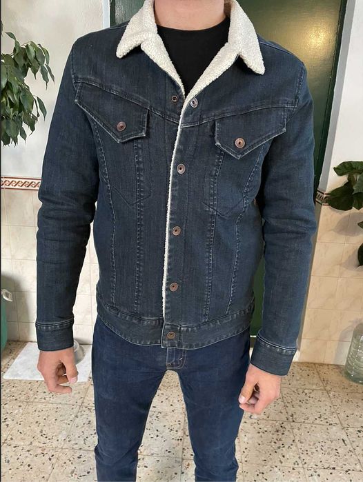 Casaco Blusão VOLCOM | Ganga Escura & Pêlo Ovelha | Estilo e Elegância