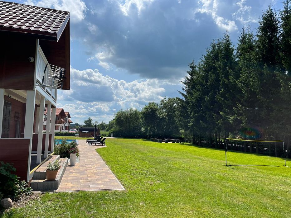Domek na Mazurach basen sauna jacuzz
