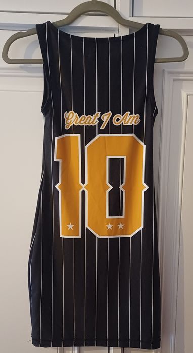 Vestido Great I Am Pinstripe Tam. S