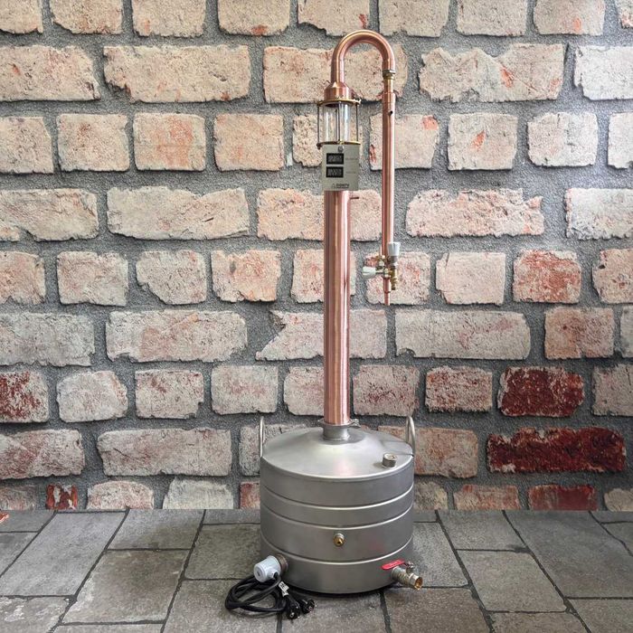 Destylator MIEDZIANY PotStill fi76 [Do domowej destylacji: Owoce, Zboża, Cukier] Kotły 30-100 litrów