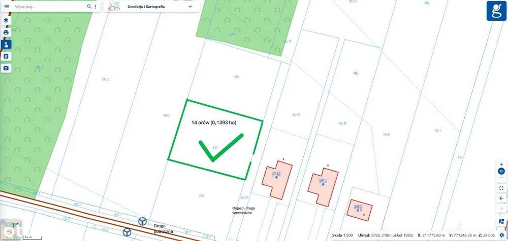 Na sprzedaż 2 urokliwe działki budowlane przy lesie Feliksów g Malanów