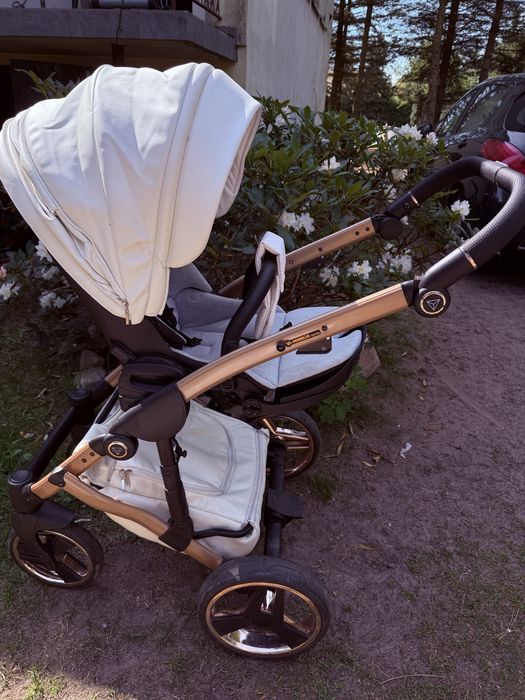 Wózek 2w1 Junama Diamond z Eko-Skóry