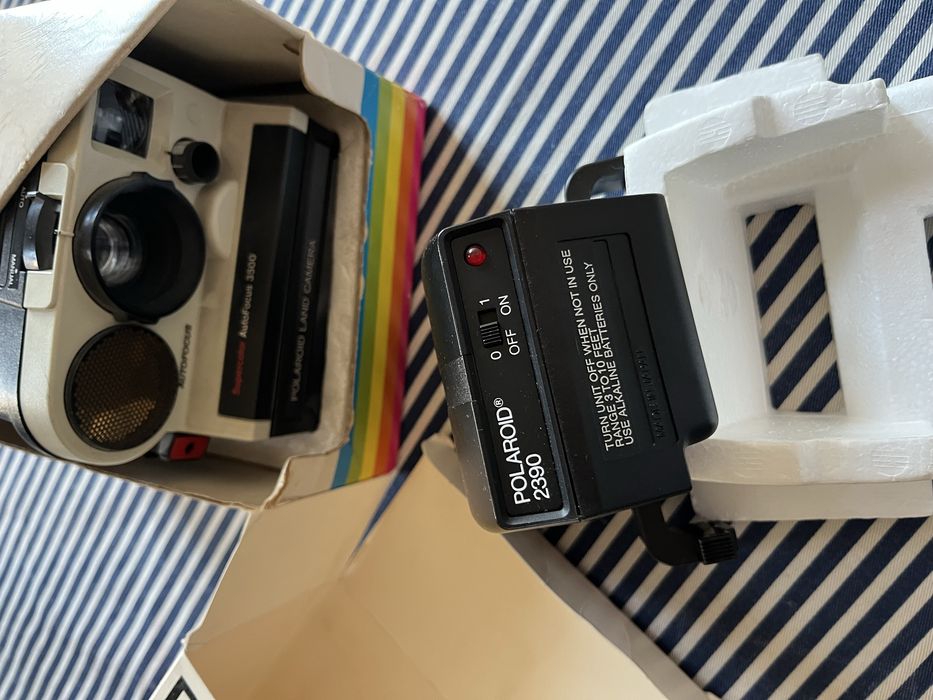 Aparat Polaroid SuperColor AutoFocus 3500 z lampą błyskową