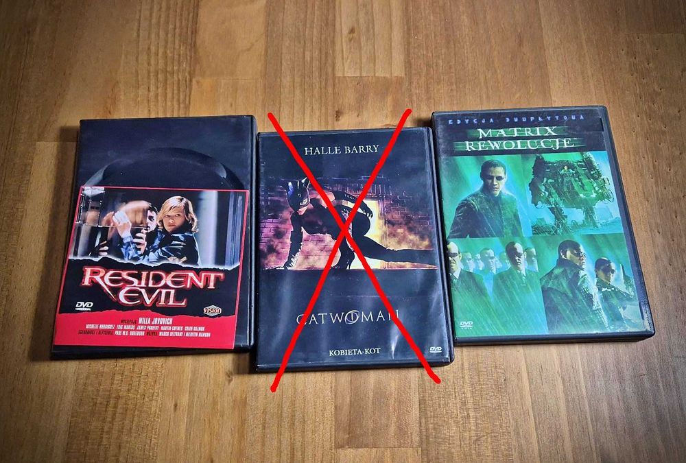 2 x Film DVD Resident Evil - Matrix Rewolucje