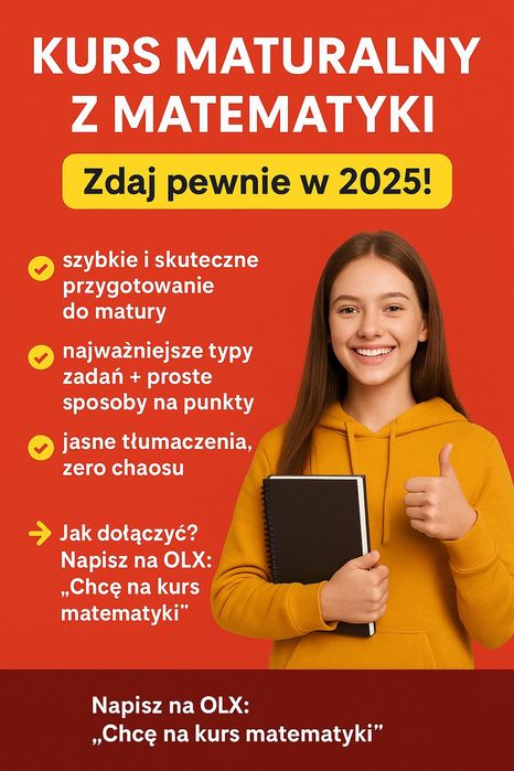 kurs maturalny z matematyki online – Zdaj pewnie w 2026!