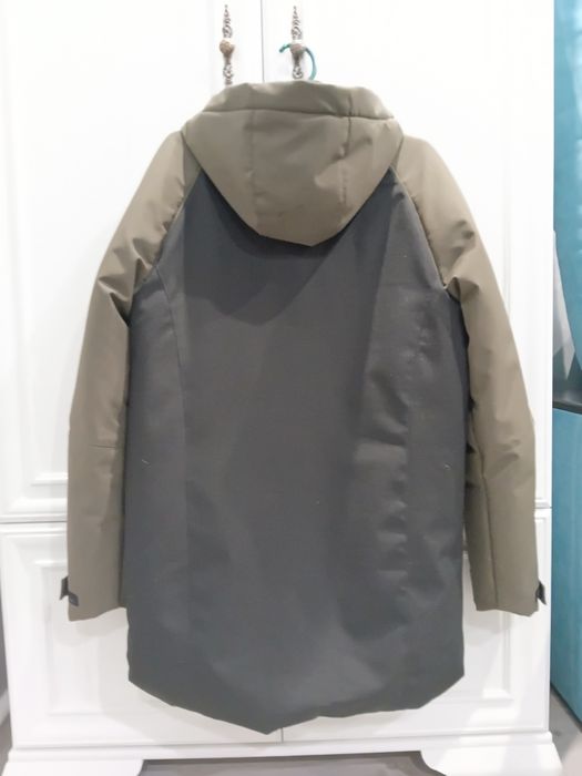 Чоловіча парка Pobedov, чорний хакі, розмір  S, M.