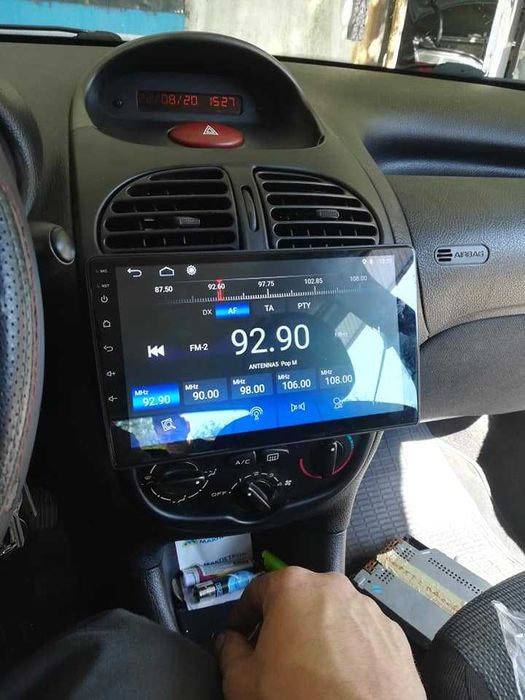 (NOVO) Rádio 2DIN 9" Polegadas • Peugeot 206 • Android [4+32GB] GPS