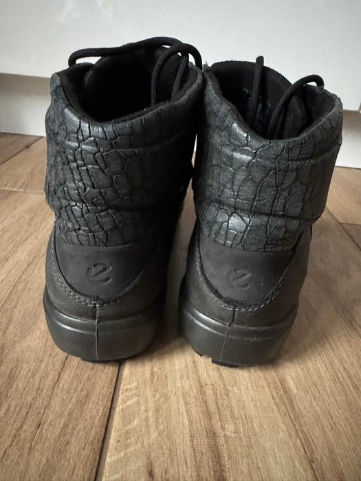 ocieplane zimowe botki ecco Soft 7 Tred unisex 40 skóra