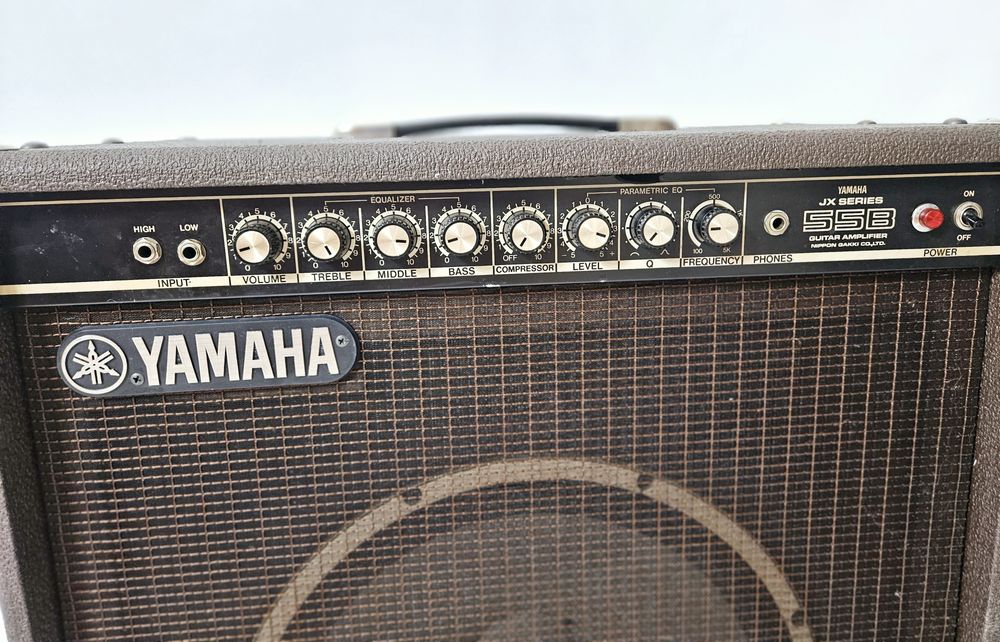 Wzmacniacz do gitary basowej Yamaha JX Series 55B z 1980 roku