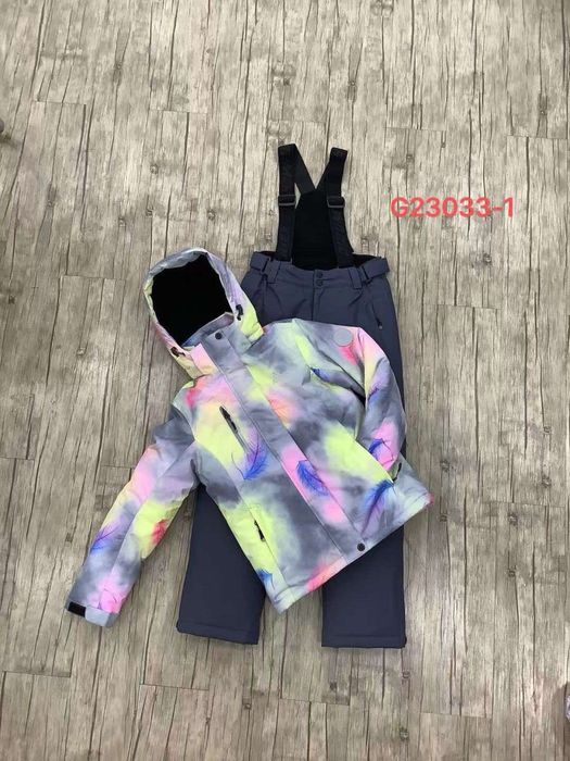 Зимовий мембранний термо костюм комбінезон на дівчинку128-164 Dizumer