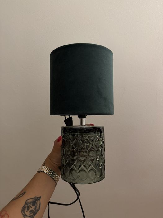 Candeeiro de mesa verde