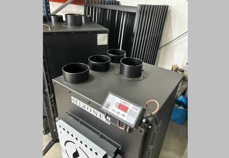 piec nadmuchowy 35kW, do 300m2, nowy piec z wszystkimi akcesoriami