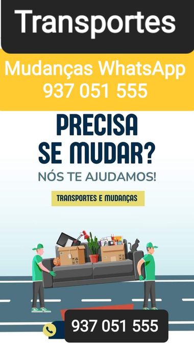 Mudanças e transportes recolha de entulho móveis madeira Máquinas frig