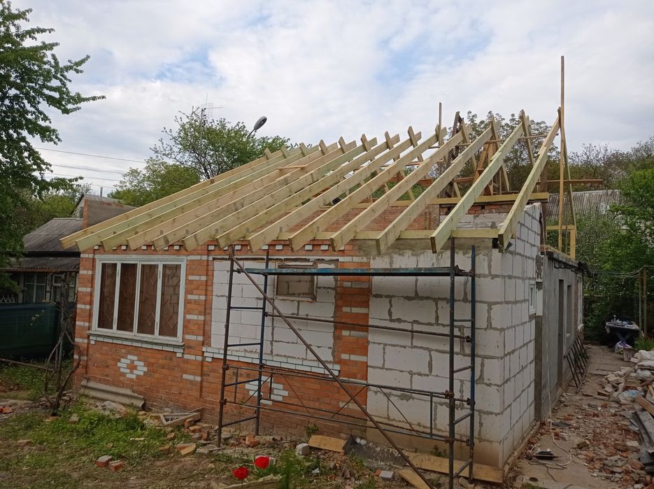 Кровельные работы,металлочерепица,битумка,гарантия работ!