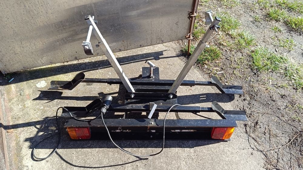 Bagażnik na hak na dwa rowery