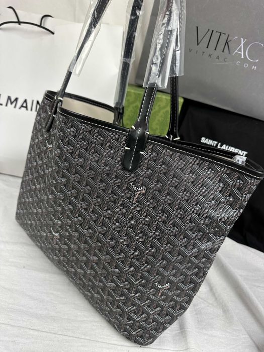 Torba biznesowa komplet Torebka damska Goyard Paris monogram ciemna