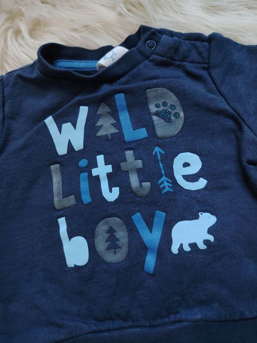 Granatowa bluza dla chłopca 62 • Baby Club