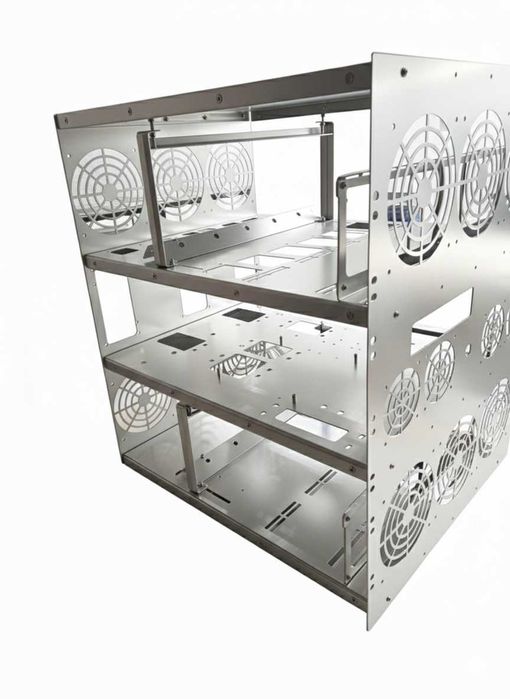 Obudowa 14,5U RACK 19 K-CASE 2 RAW aluminiowa do serwera, AI, Krypto