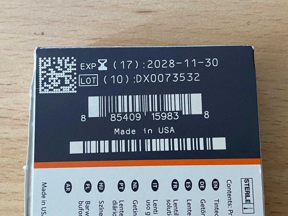 Progresywne toryczne soczewki kontaktowe -2,5/-0,75x085/+1,5D Proclear