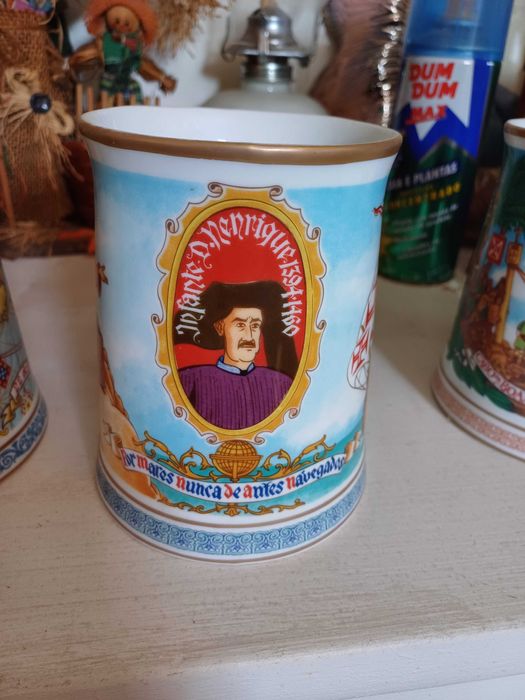 5 Canecas comemorativas dos descobrimentos