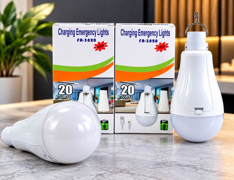 ‼️ Аварійна LED лампа 20W з акумулятором USB Type-C та гачком Лампа на випадок відключення світла Опт і роздріб‼️