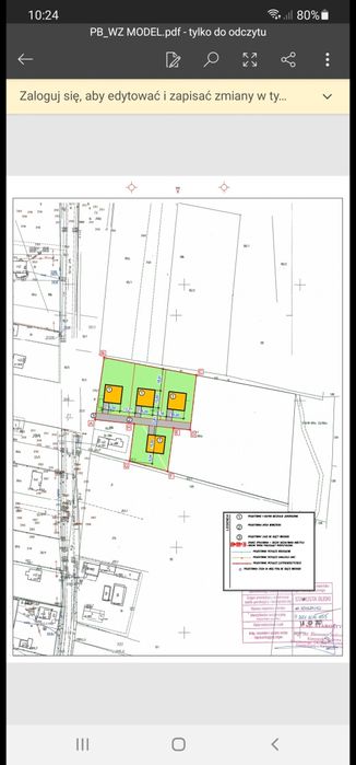 Działka  Skorocice... 1240 m/k