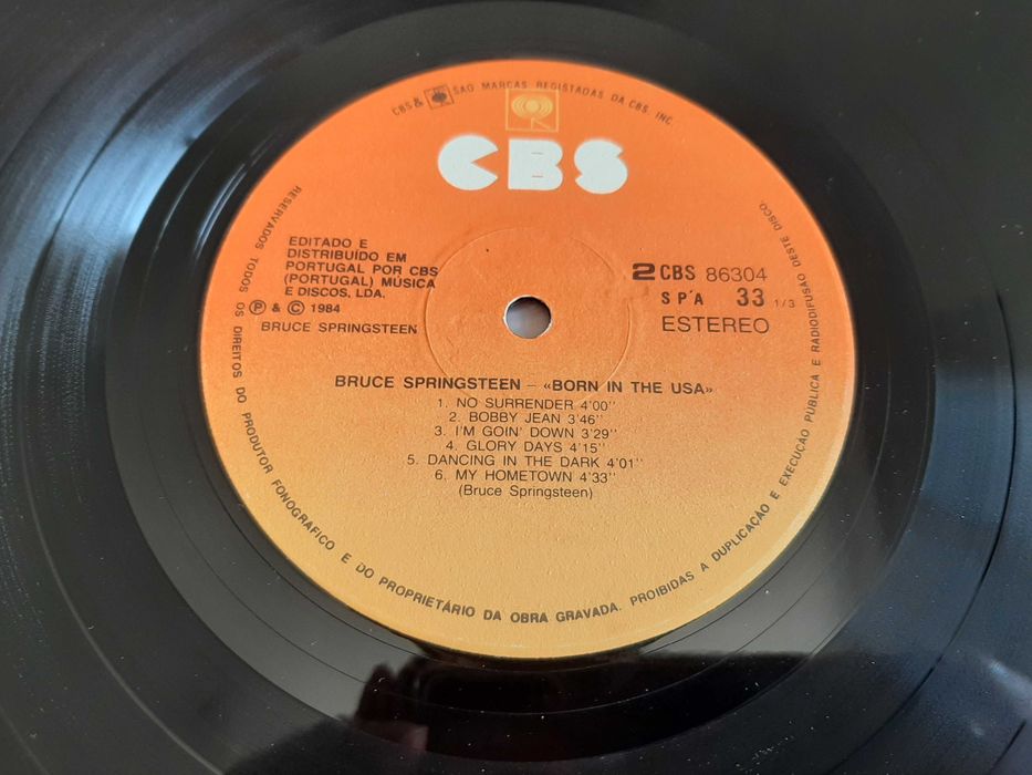 Bruce Springsteen - Born In The USA - Portugal - Vinil LP