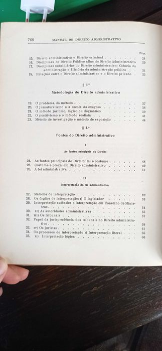 Manual de Direito Administrativo de Marcello Caetano, 1956