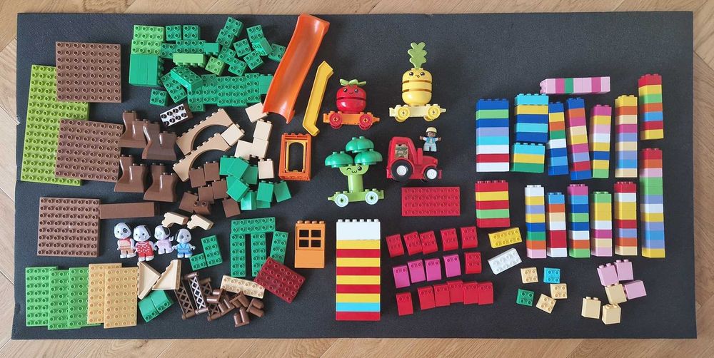 Duży zestaw LEGO Duplo, Unico Maximilian Families + dodatkowe (280el)