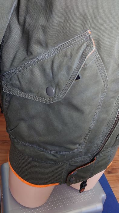 Superdry kurtka męska M pilotka kołnierz z misia przejściowa bomberka