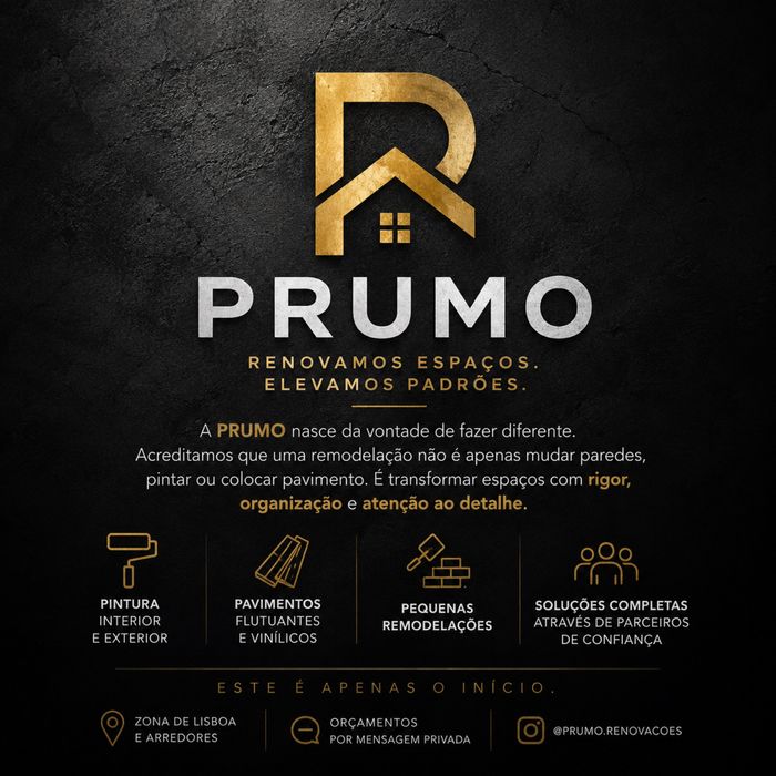 Pintura | Chão Flutuante | Remodelações | Pequenas Obras