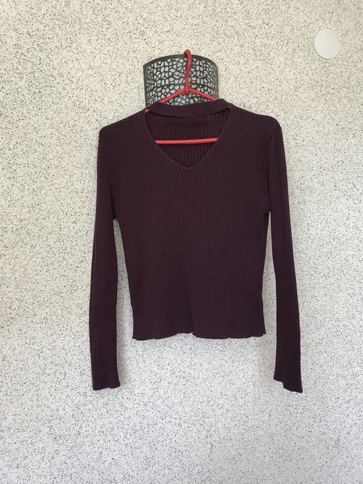 Укорочена жіноча   кофта в рубчик 44-46 роз