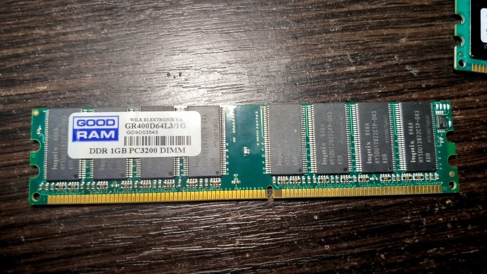 Оперативна пам’ять GOODRAM DDR1 1GB PC3200