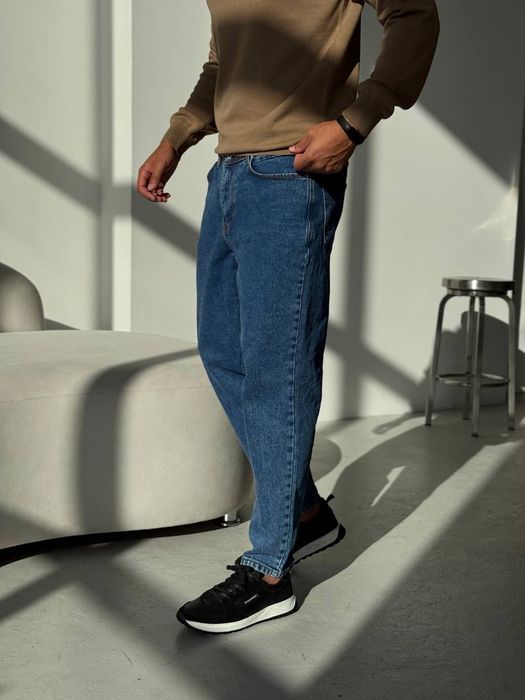 Джинси чоловічі банани mom мом штани Джинсы мужские slim fit jeans L