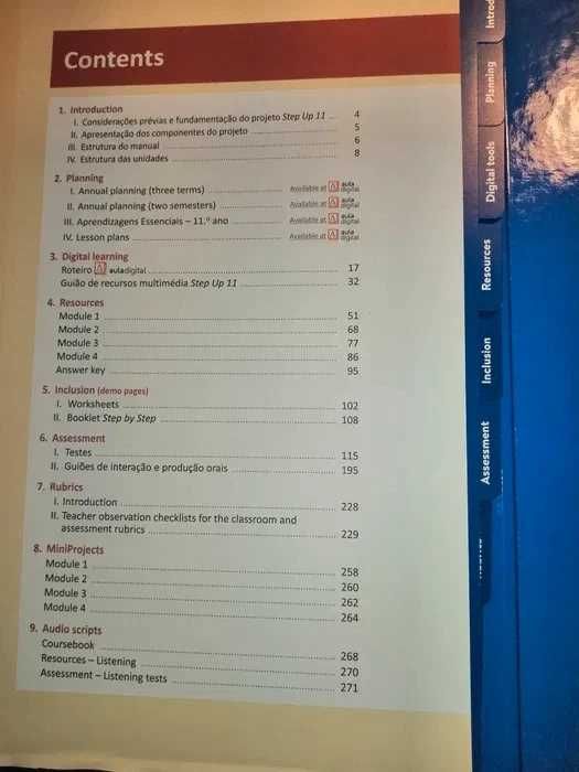 Step Up 11 - Inglês - 11º ano - Dossier do professor completo (manual+CA+Recursos do prof)*