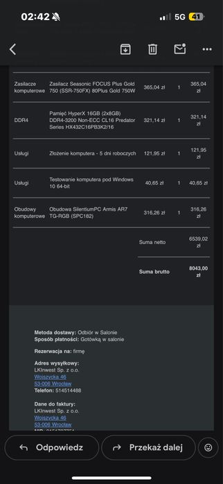 PC gamingowy i9-9900K / RTX 2080 8GB / 16GB RAM