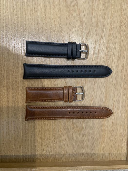 Braceletes em pele genuína 20mm, feitas em portugal