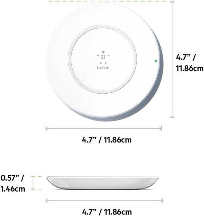 Беспровідна зарядка Belkin F7U027 з блоком живлення в комплекті