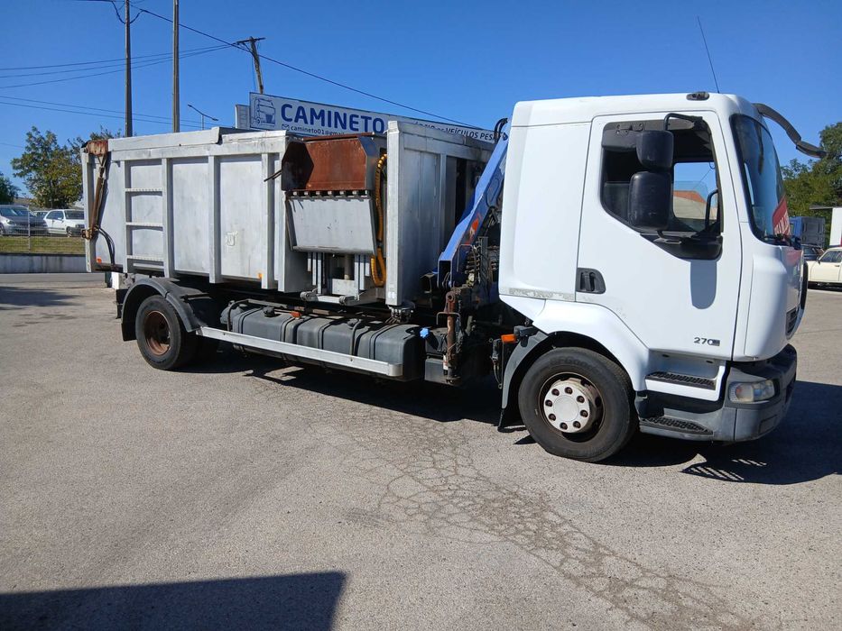 Camião Renault c/grua e bascula