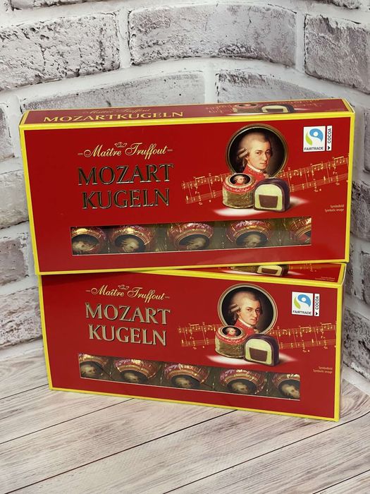 Моцарт. Mozart. Цукерки марципан в шоколаді 200 грам