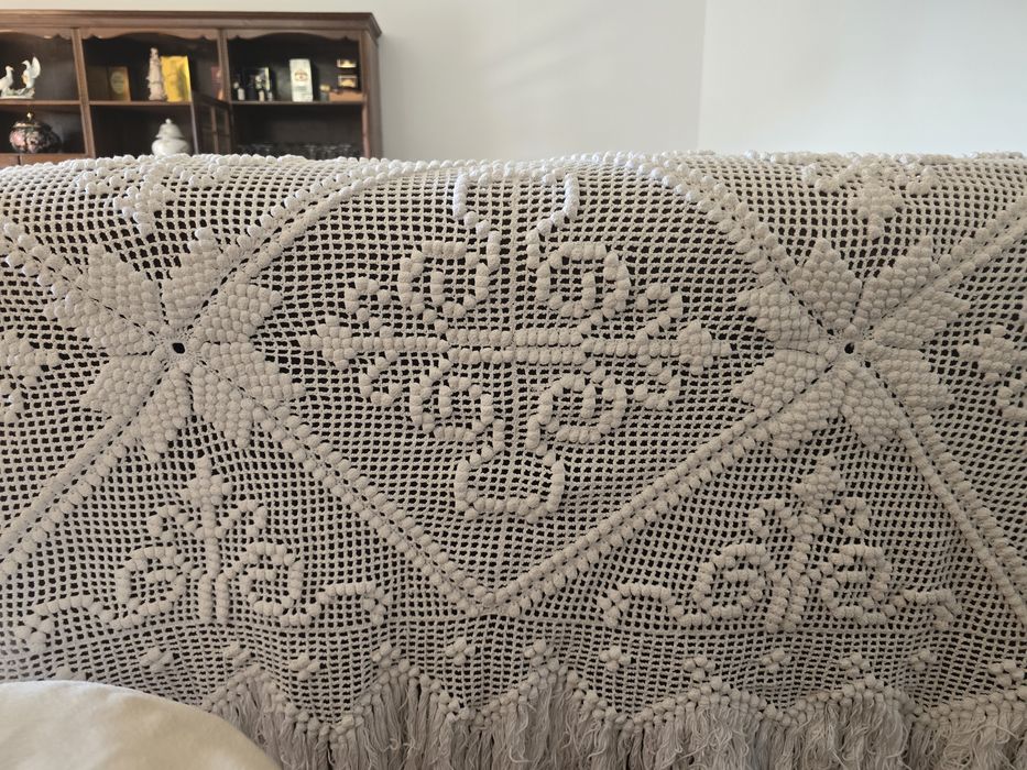 Colcha em croché - feita à mão